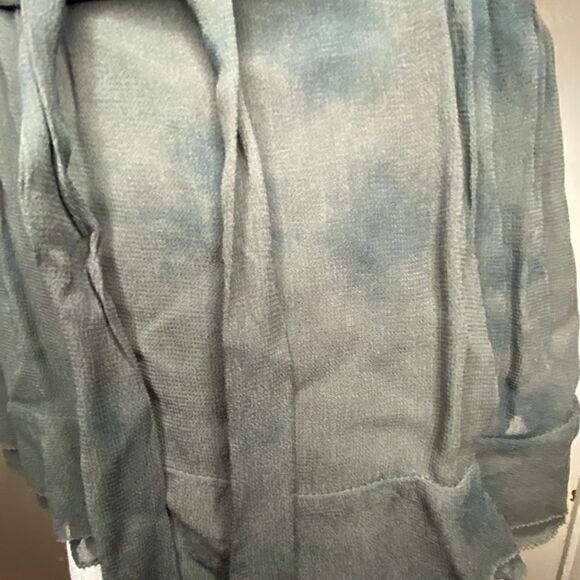 NWTs Gypsy 05 Ruffle Babydoll Blouse in Smoke Size Medium - Picture 4 of 5